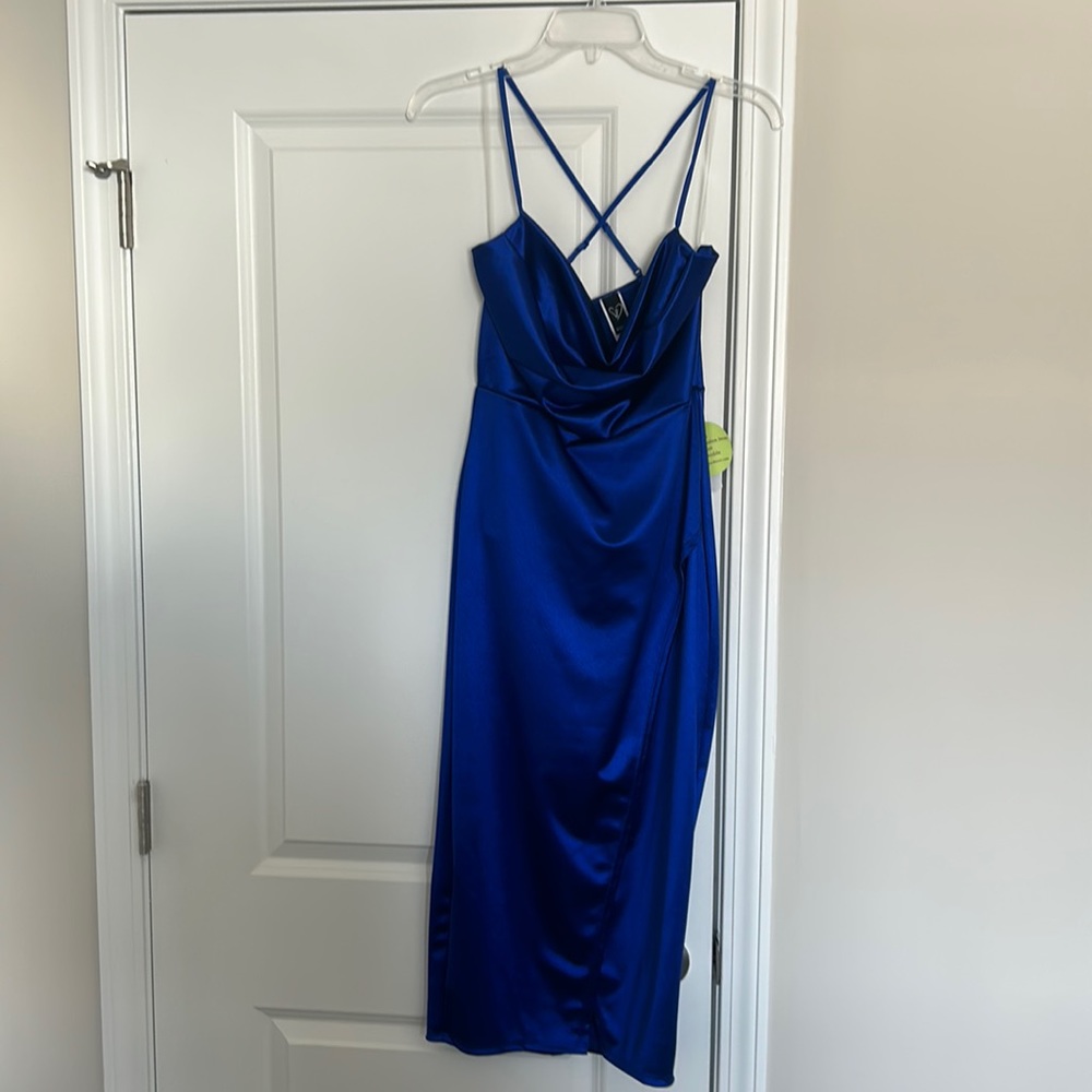 Royal blue dress
